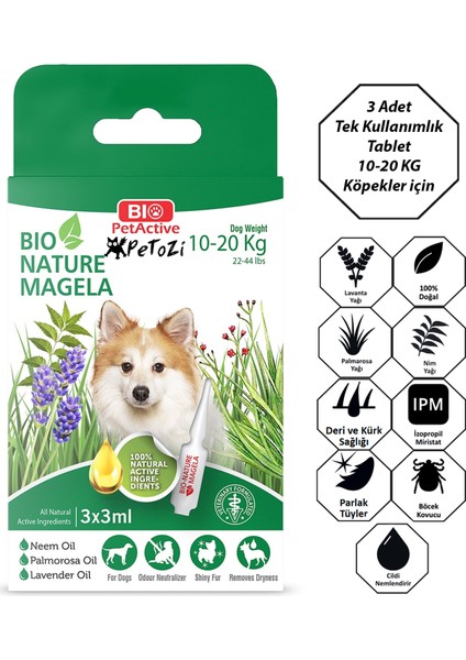 Köpekler İçin Damlatma Çözeltisi Bit-Pire Uzaklaştırıcı