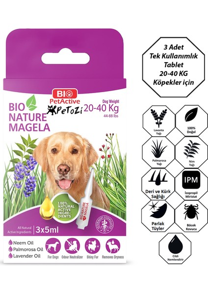 Köpekler İçin Damlatma Çözeltisi Bit-Pire Uzaklaştırıcı