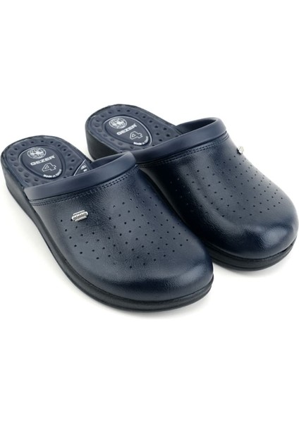 4 Nokta Yastıklı Yazlık Sabo Terlik Lacivert