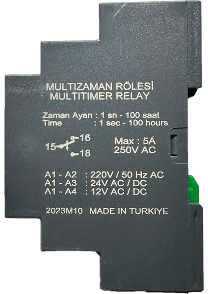 - Mtd-M Multizaman Rölesi