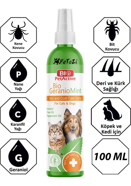 Kedi ve Köpekler İçin Deri- Tüy Bakım Ürünü 100 ml