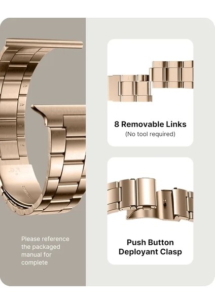 No Tools Needed Compatible Apple Watch Kordonları Rose Gold