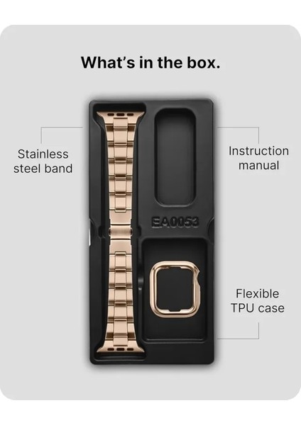 No Tools Needed Compatible Apple Watch Kordonları Rose Gold