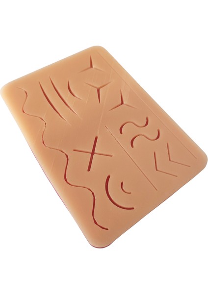 Yara Silikon Dikiş Pedi Yara Dikiş 15X18 cm Eğitim Dikiş Pedi