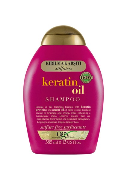 Keratin Oil Şampuan 385 ml