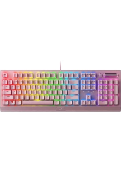 Mekanik Oyun Klavyesi Quartz Pembe Klavye Clicky Switches