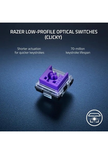 Deathstalker V2 Pro Wireless Oyuncu Klavyesi Beyaz V2 Pro Clicky Optical Switch