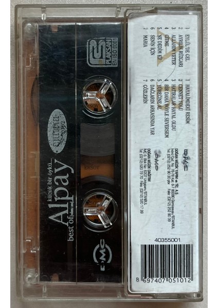 Alpay Best Of Alpay Küçük Bir Öykü Kaset Eylül'de Gel (Orjinal Dönem Baskı)