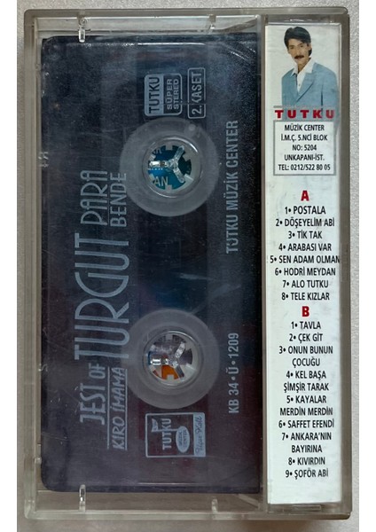 Ankaralı Turgut Para Bende Jest Of Kaset (Orjinal Dönem Baskı)
