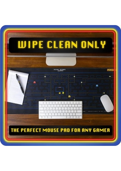 Retro Pac Man Büyük Oyun Mouse Pad'i