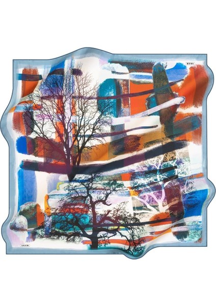 Nostalji Tivil Ipek Eşarp 8188-922