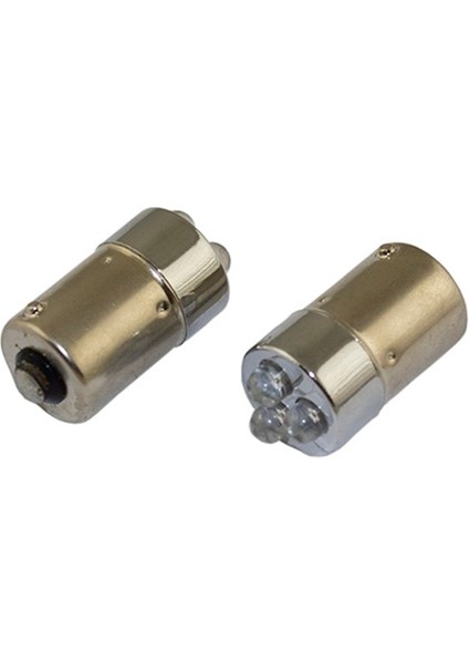 Dekoratif LED Ampul Takım (3led) Kırmızı 12V / LAAM109-3-12