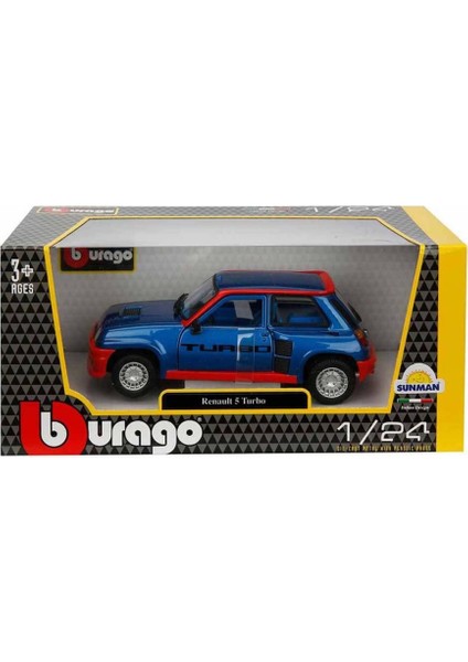 Nessiworld Bburago 1:24 Renault 5 Turbo Model Araba