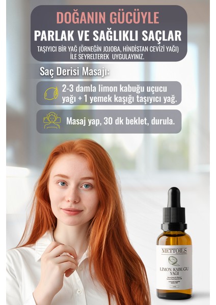 Limon Kabuğu Yağı - Saf ve Doğal Limon Kabuğu Uçucu Yağı 10 ml