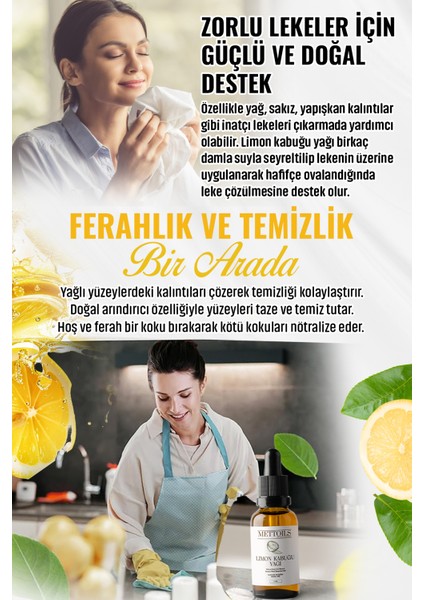 Limon Kabuğu Yağı - Saf ve Doğal Limon Kabuğu Uçucu Yağı 10 ml
