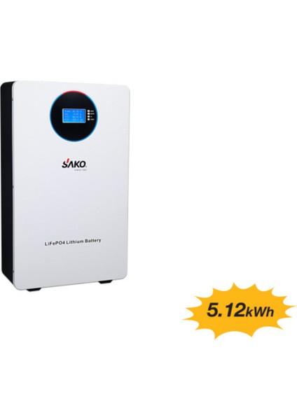 Li-Sun 51.2 Volt 100Ah 5.12 KWh LifePo4 Lityum Akü
