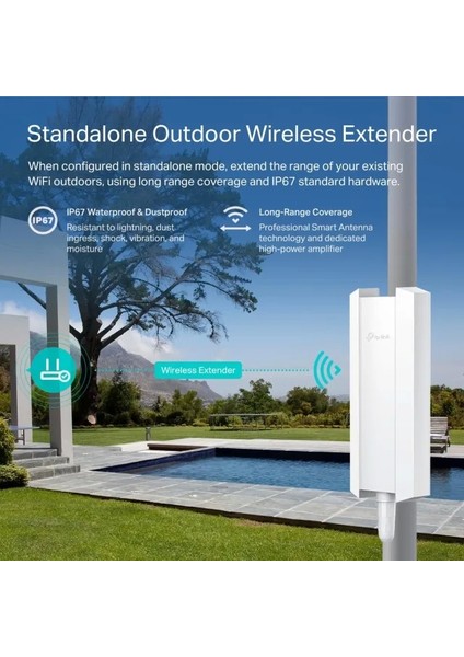 EAP610 Ultra Ince Kablosuz Erişim Noktası AX1800 AX1800 | Outdoor