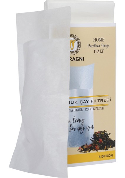 Çay Demleme Poşeti (Çay Filtresi) 10*22 cm ( L Boy) 100 Lü 12 Paket (1200 Adet)