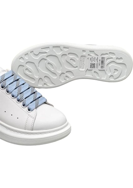 Mcqueen Women's Sneakers - Sneaker In White/light Blue - Alexander Mcq kadın sneaker modelleri