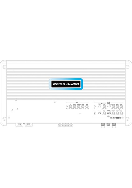 RS-SD1800.5D 5 Kanal Class D Amplifikatör