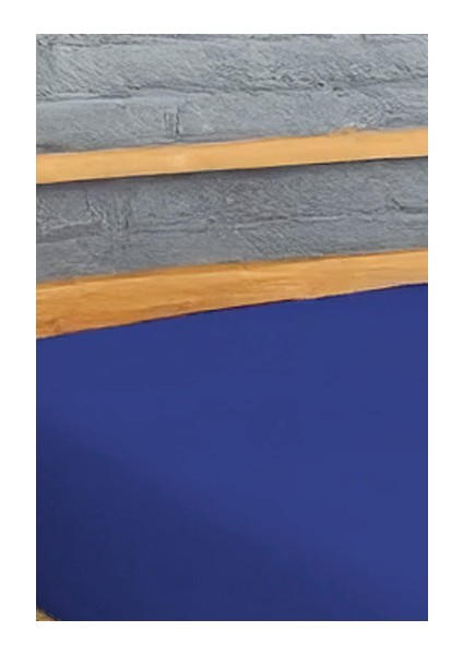 Penye Lastikli Çarşaf Pamuklu Jersey Tek Kişilik 100 x 200 cm Lacivert modelleri