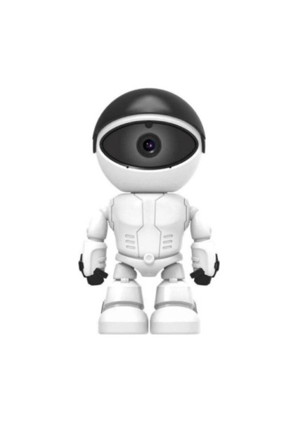 Int- cmr-20 1080P Robot Görünümlü Ip Güvenlik Kamerası Kablosuz Gece Görüşlü