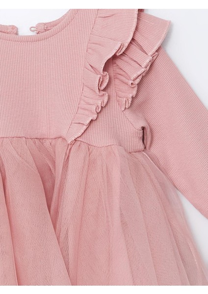 Bisiklet Yaka Kız Bebek Tütü Elbise fiyatları