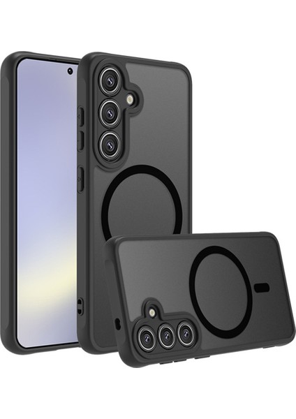 Samsung Galaxy A56 5g Kılıf Için Magsafe Skin-Touch Pc + Tpu Mat Arka Kapak ile Kamera Lens Koruyucu ile Uyumlu (Yurt Dışından) fırsatları