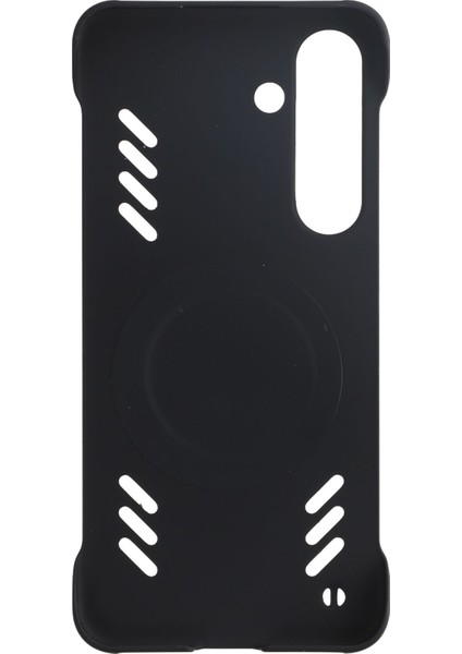 Samsung Galaxy S24 Kılıf Sert Pc Çerçevesiz Isı Dağılımı Telefon Kapağı-Siyah (Yurt Dışından) fiyatları