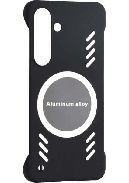 Samsung Galaxy S24 Kılıf Sert Pc Çerçevesiz Isı Dağılımı Telefon Kapağı-Siyah (Yurt Dışından) modelleri