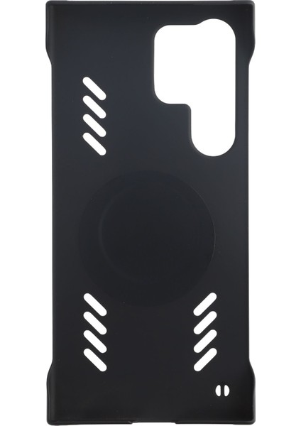 Samsung Galaxy S24 Ultra Kılıf Sert Pc Çerçevesiz Isı Dağılımı Telefon Kapağı-Siyah (Yurt Dışından) fiyatları