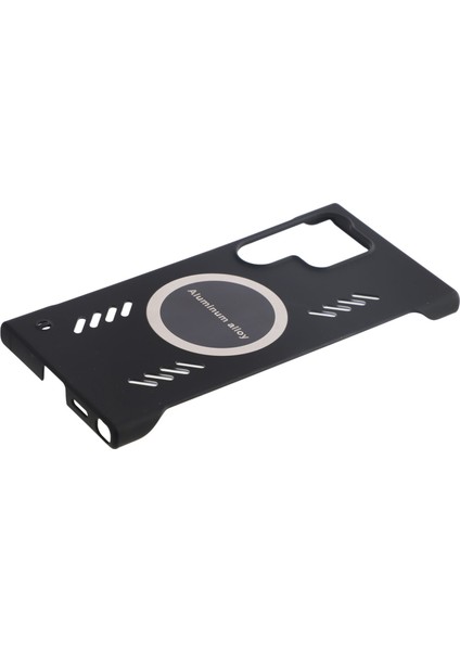 Samsung Galaxy S24 Ultra Kılıf Sert Pc Çerçevesiz Isı Dağılımı Telefon Kapağı-Siyah (Yurt Dışından) fırsatları