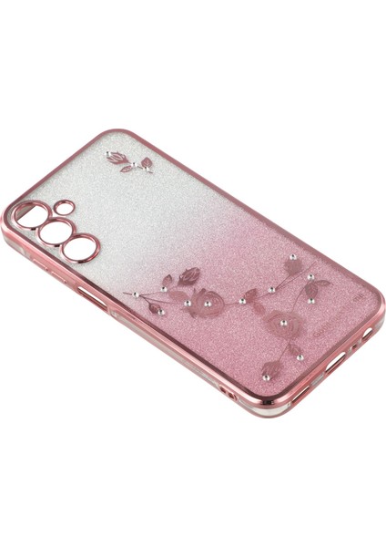 Kadem Samsung Galaxy A36 5g Kılıf Çiçek Desenli Tpu Gradyan Telefon Kılıfı Boyunluklu-Pembe Altın (Yurt Dışından) indirimleri