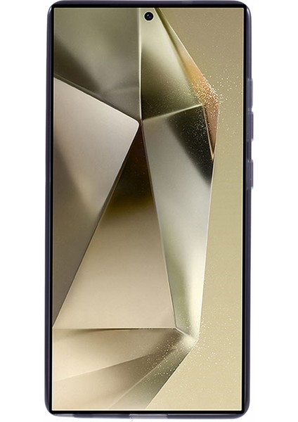 Youngkıt Samsung Galaxy S25 Ultra Mat Kılıf Magsafe Pet Tpu ile Uyumlu Darbeye Dayanıklı Telefon Kapağı-Şeffaf Siyah (Yurt Dışından)