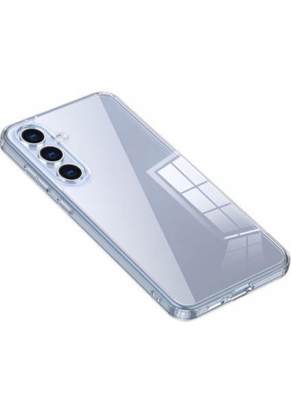 Samsung Galaxy S25 Kılıf Pc+Tpu Telefon Kapağı Hava Yastığı Koruması-Şeffaf (Yurt Dışından)