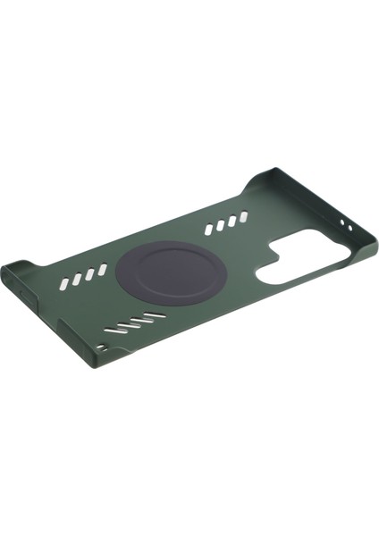 Samsung Galaxy S24 Ultra Kılıf Sert Pc Çerçevesiz Isı Dağılımı Telefon Kapağı-Yeşil (Yurt Dışından) indirimleri