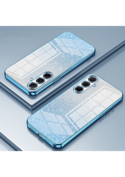 Samsung Galaxy A56 5g Kılıf Galvanik Degrade Glitter Tpu Telefon Kapağı-Mavi Için (Yurt Dışından) indirimleri