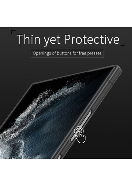 X-Level Samsung Galaxy S25 Ultra Kılıf Anti Drop Sert Pp Telefon Arka Kapak-Şeffaf Siyah (Yurt Dışından)