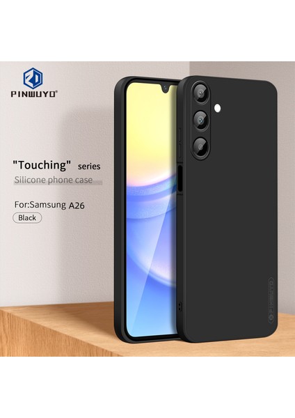 Samsung Galaxy A26 5g Pınwuyo Sense Serisi Sıvı Silikon Tpu Telefon Kılıfı-Siyah (Yurt Dışından) fiyatları