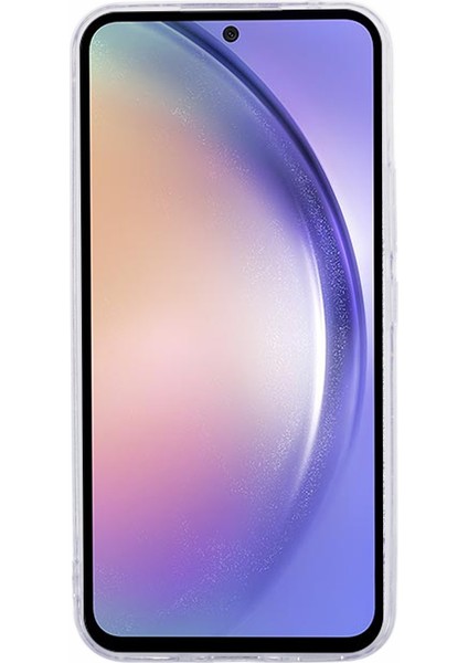 Samsung Galaxy A56 5g Kılıf Darbeye Dayanıklı Yumuşak Tpu Telefon Kapağı Işıltılı Tasarım-Mor (Yurt Dışından)