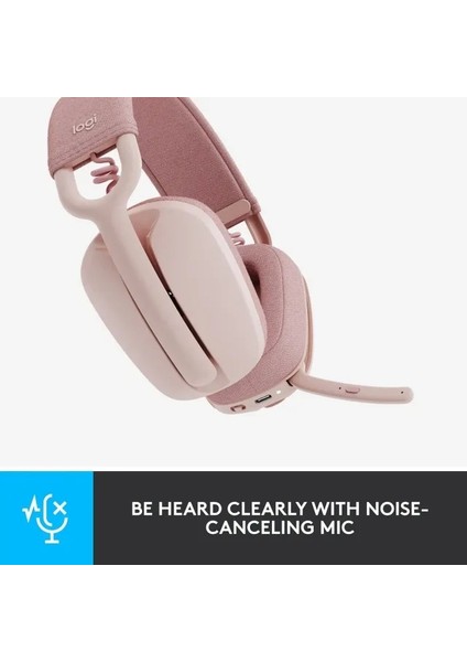 Zone Vibe 100 Hafif Kablosuz Kulak Üstü Kulaklık Gül Rengi modelleri