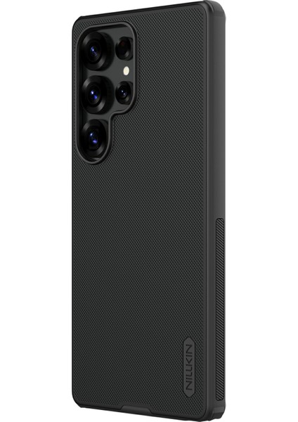 Nıllkın Frosted Shield Pro Samsung Galaxy S25 Ultra Kılıf Mat Pc+Tpu Telefon Kapağı-Siyah (Yurt Dışından)