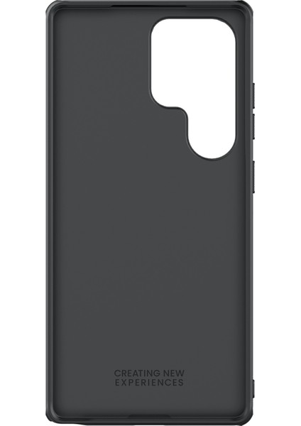 Nıllkın Frosted Shield Pro Samsung Galaxy S25 Ultra Kılıf Mat Pc+Tpu Telefon Kapağı-Siyah (Yurt Dışından)