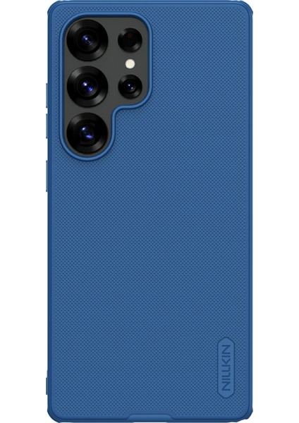 Nıllkın Frosted Shield Pro Samsung Galaxy S25 Ultra Kılıf Mat Pc+Tpu Telefon Kapağı-Mavi (Yurt Dışından)