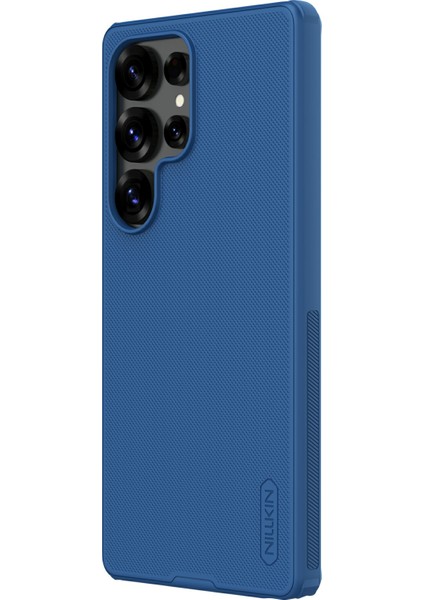 Nıllkın Frosted Shield Pro Samsung Galaxy S25 Ultra Kılıf Mat Pc+Tpu Telefon Kapağı-Mavi (Yurt Dışından)