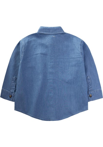 Kot Gömlek 2-8 Yaş Mavi fiyatları