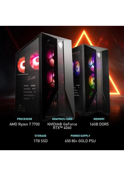 Msı Aegis Zs Hazır Oyuncu Sistemi Rtx 4060 2023 fiyatları