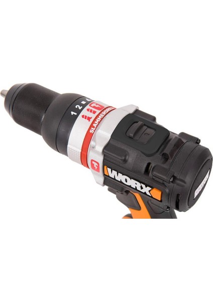 Wx-Jcr 20VOLT/2.0AH Li-Ion Çift Akülü Kömürsüz Profesyonel Darbeli Şarjlı Matkap