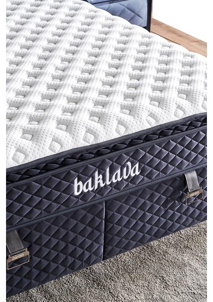 Niron Baklava 140X200 Çift Kişilik Sert Ortopedik Pedli Yatak