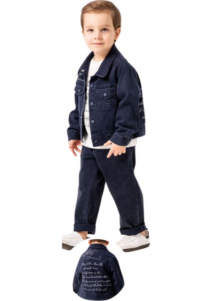 Tshırtlü 3'lü Jeans Erkek Takım